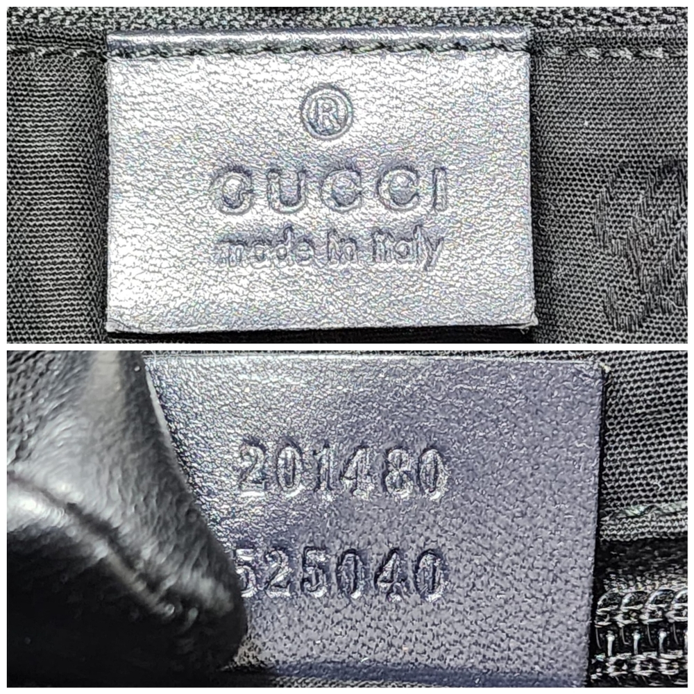 Gucci GG Imprimé Briefcase/Laptop Bag Navy Blue - Picture 4 of 14